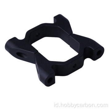 OEM Hitam Anodized CNC Aluminium 25mmTube Clamp